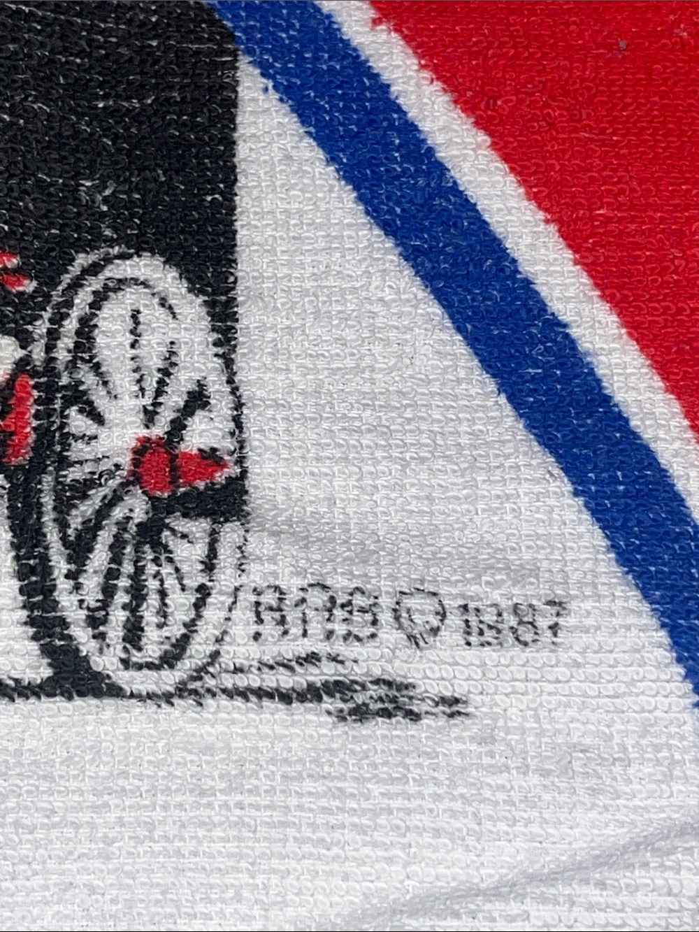 Budweiser vtg  80s Clydesdale beach towel - Picture 2 of 10